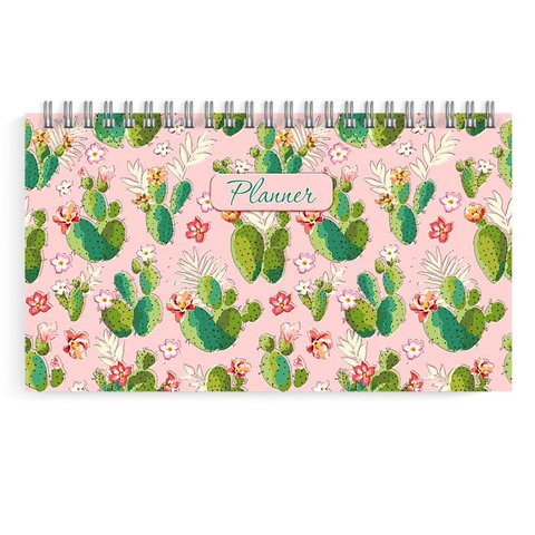 еженедельник недатировааный А7 планинг на гребне Кактусы 50695