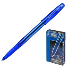 ручка шариковая PILOT BPS-GG Super Grip G синяя, масляная основа, резиновая вставка 735668
