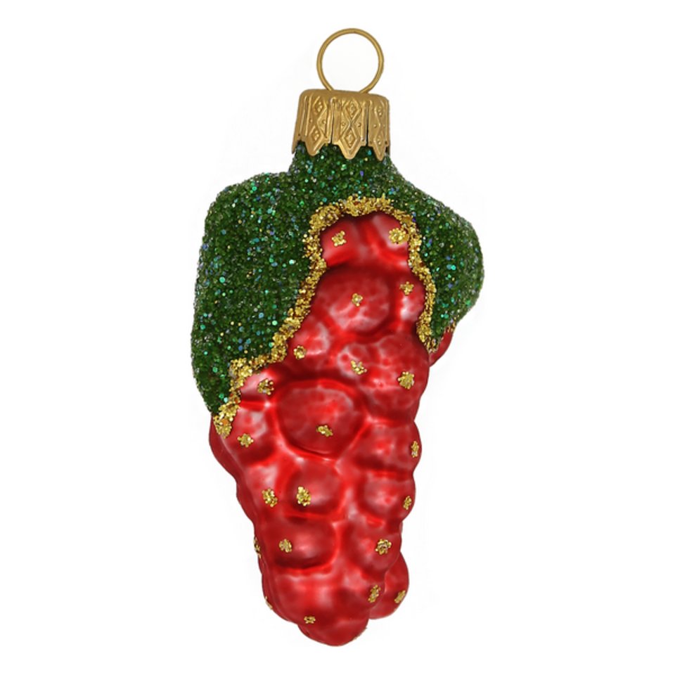 игрушка стеклянная Виноград 9см ФУ-63