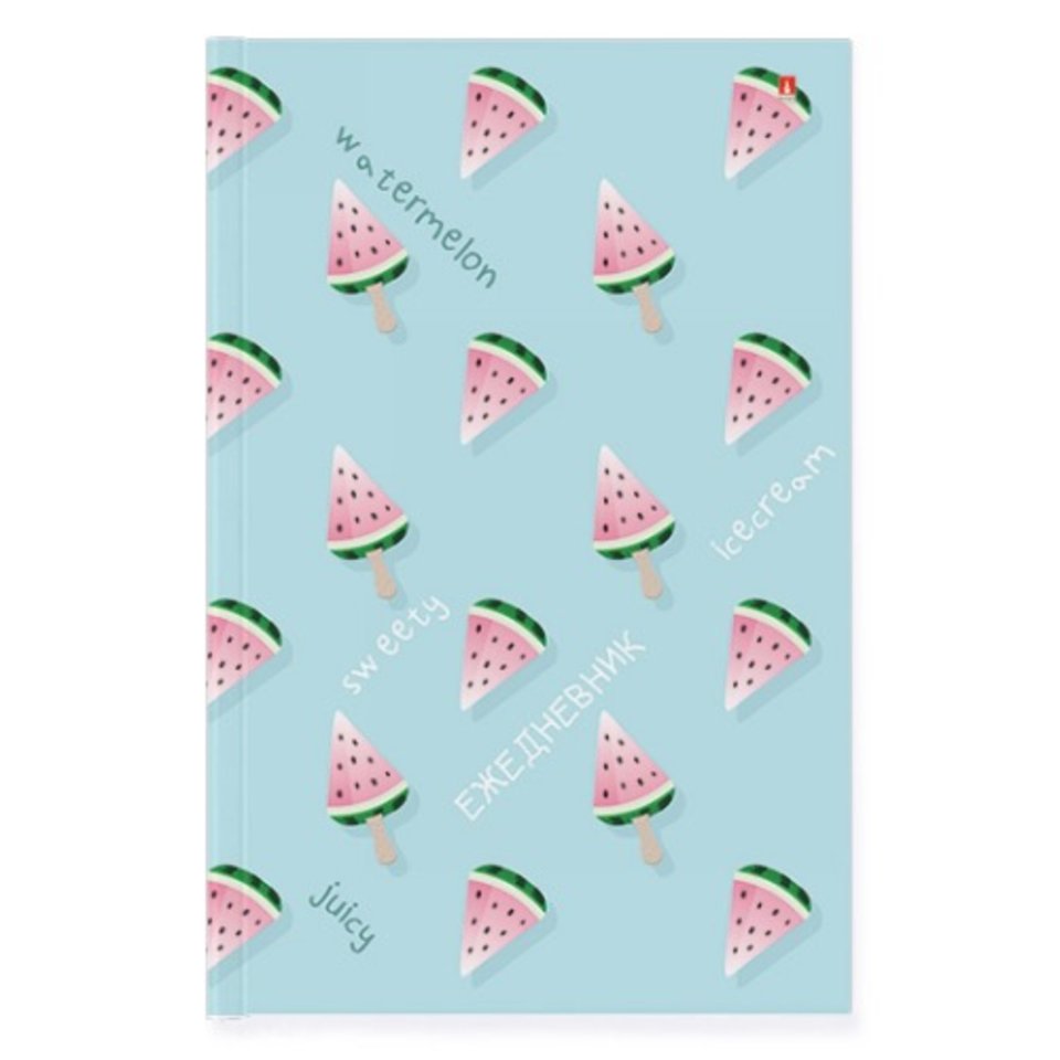 ежедневник недатированный А5 твердый переплет Арбузики в клетку 3-025/28 Альт