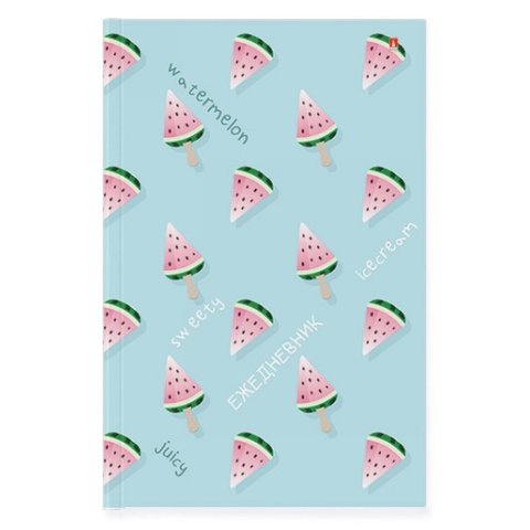 ежедневник недатированный А5 твердый переплет Арбузики в клетку 3-025/28 Альт