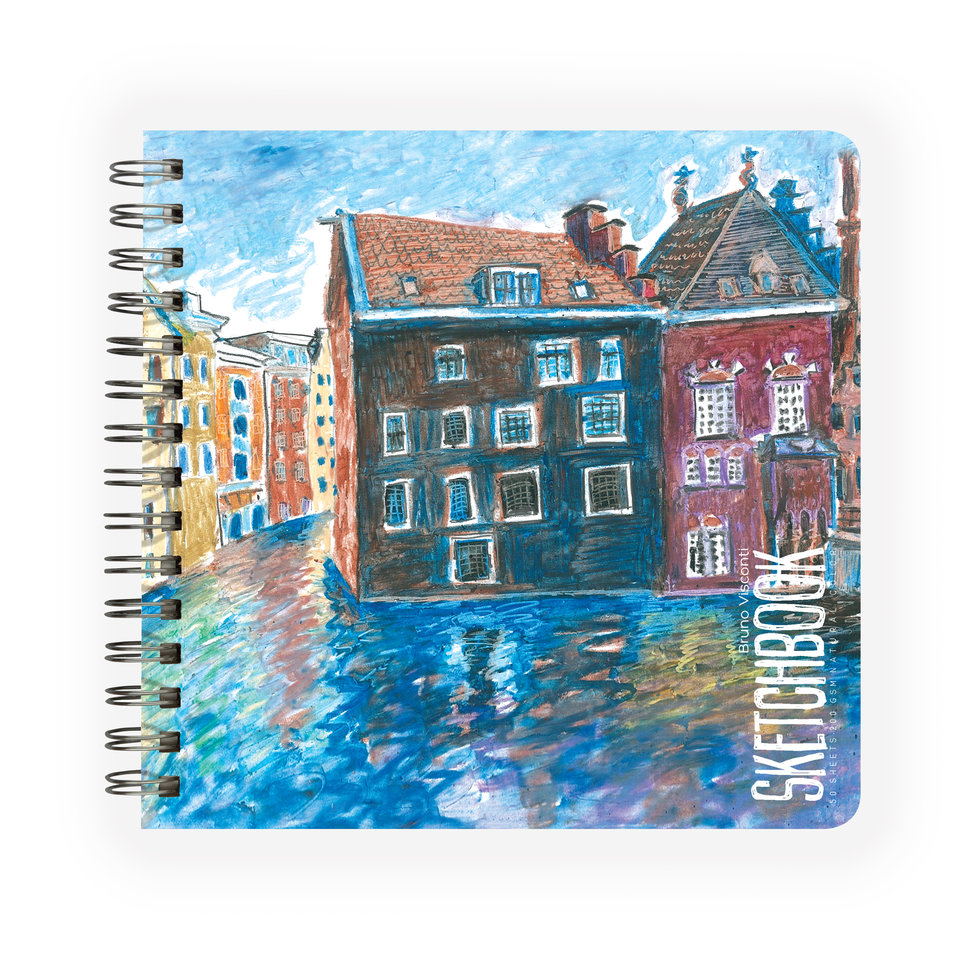 скетчбук А5 50 листов Bruno Visconti на гребне 200г/м2 1-551/05