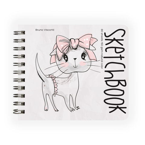 скетчбук А5 80 листов Bruno Visconti на гребне 160г/м2 1-550/04