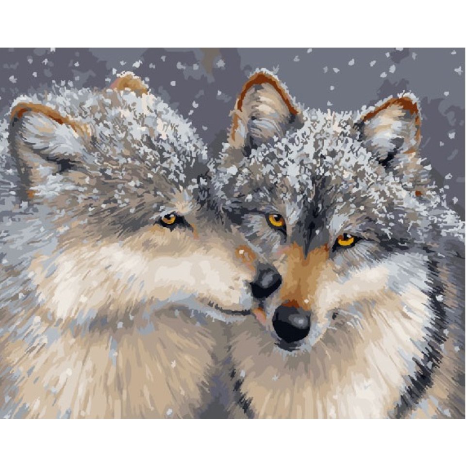 картина по номерам Нежное чувство 40х50см GX27710