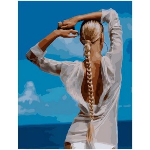 картина по номерам Под лучами южного солнца 40х50см PK68034