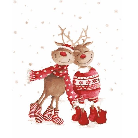 картина по номерам Рожденственский бум 40х50см PK16073