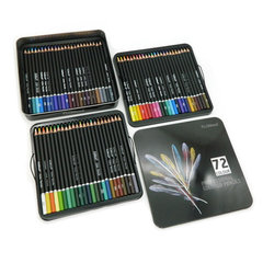 цветные карандаши 72 цвета Профессиональные в металлическом коробе