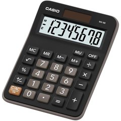 калькулятор настольный 8 разрядов средний CASIO MX-8B двойное питание /174209