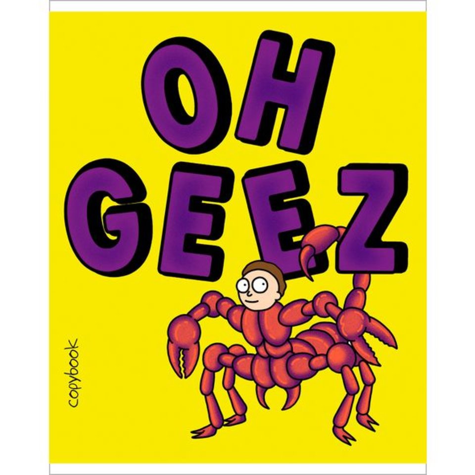 тетрадь 48 листов Rick and Morty в клетку 5 дизайнов 060437