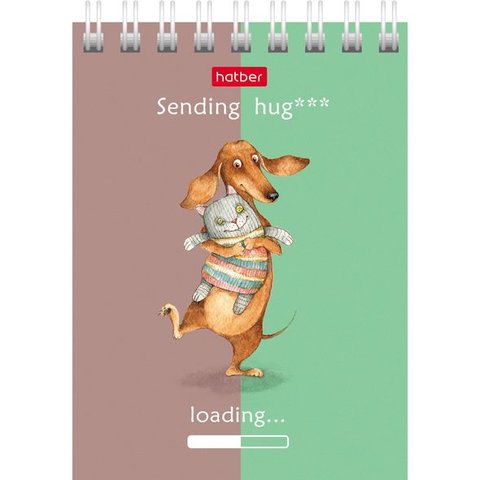 блокнот А7 60 листов ТаксаLIFE на гребне 066627