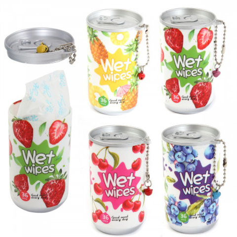 влажные салфетки Сочные фрукты 36 штук в ассортименте 204057