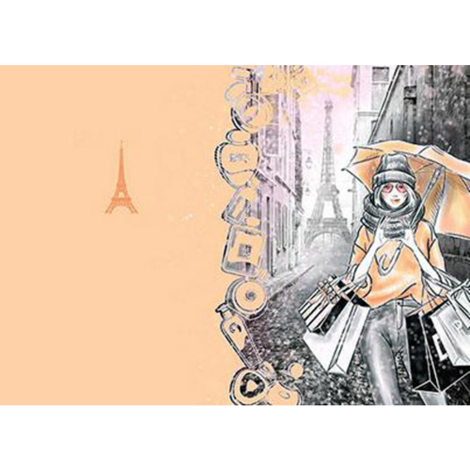 обложка для паспорта Art Print Paris ПВХ ОП-5380