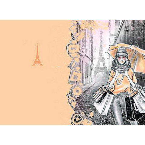 обложка для паспорта Art Print Paris ПВХ ОП-5380