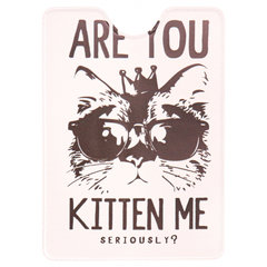 обложка для пропуска Are You Kitten Me ПВХ ОП-6251