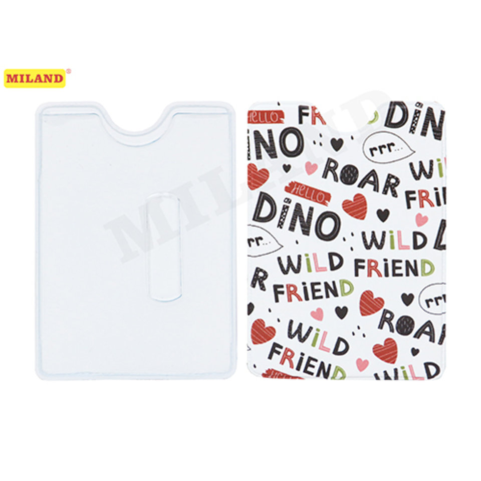 обложка для пропуска Дикие Друзья ПВХ ОП-9569