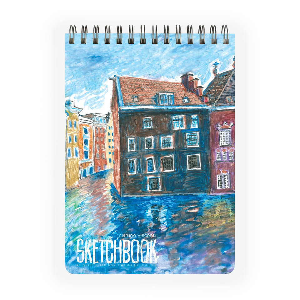 скетчбук А4 50 листов Bruno Visconti на гребне 200г/м 1-552/05