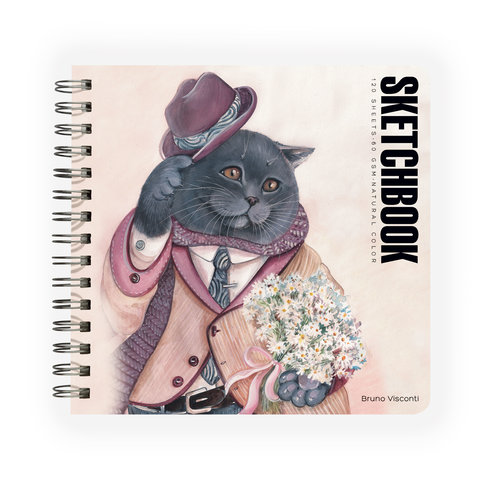 скетчбук А5 120 листов Bruno Visconti на гребне 60г/м2 1-551/01