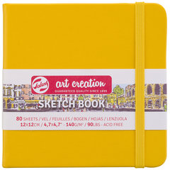 скетчбук А6 80 листов Art Creation 140г/м2 квадратный желтый 9314114M