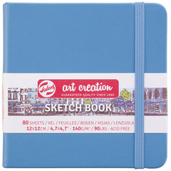 скетчбук А6 80 листов Art Creation 140г/м2 квадратный синий 9314214M
