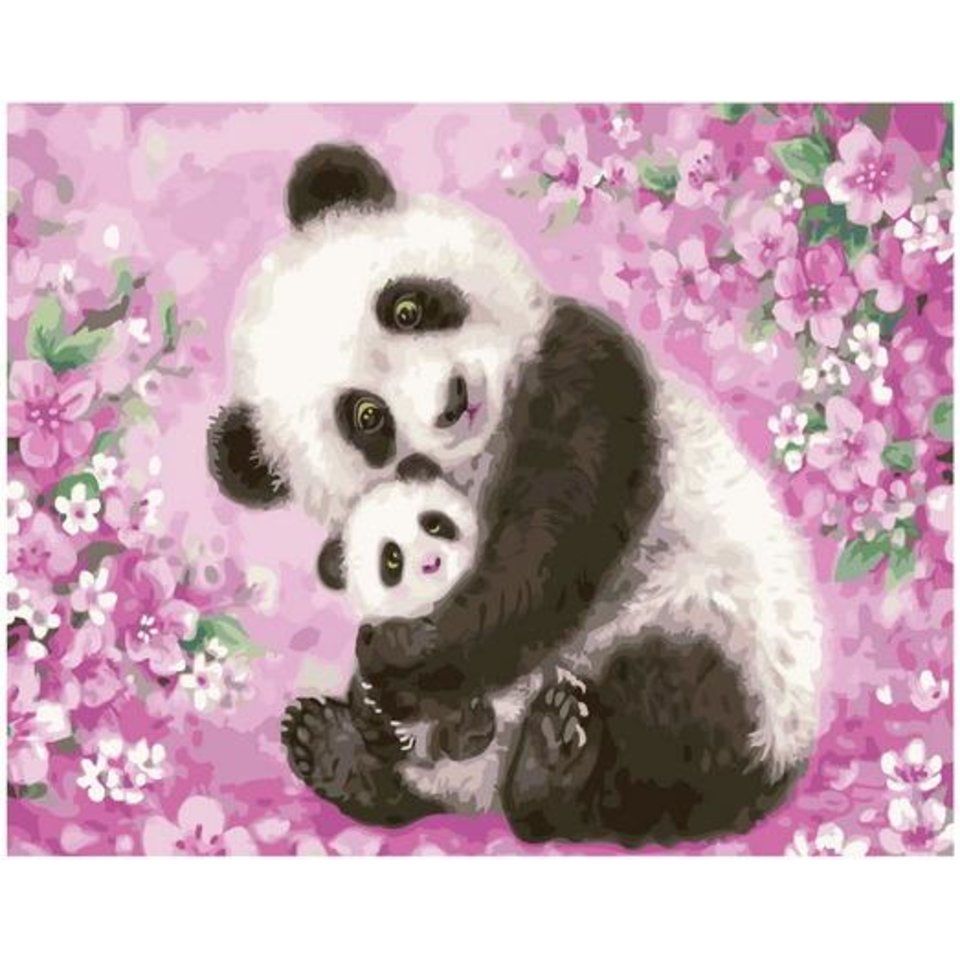 картина по номерам Нежность мамы 40х50см GX38534