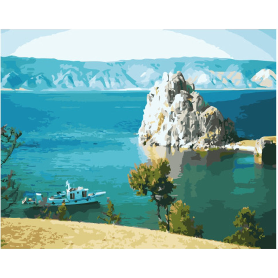 картина по номерам Экскурсия по морю 40х50см GX34085