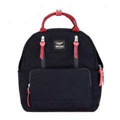 рюкзак для девочки HIMAWARI черный/красный 210511