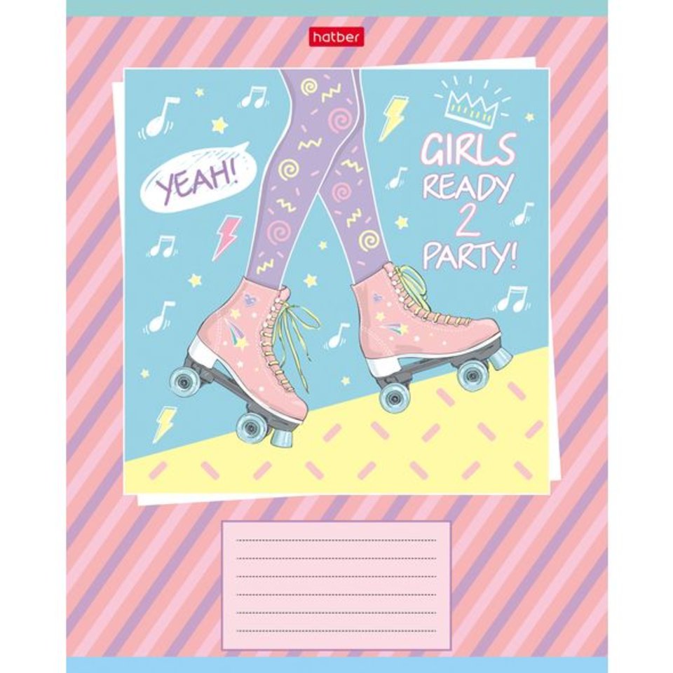 тетрадь 18 листов На роликах в клетку 068440