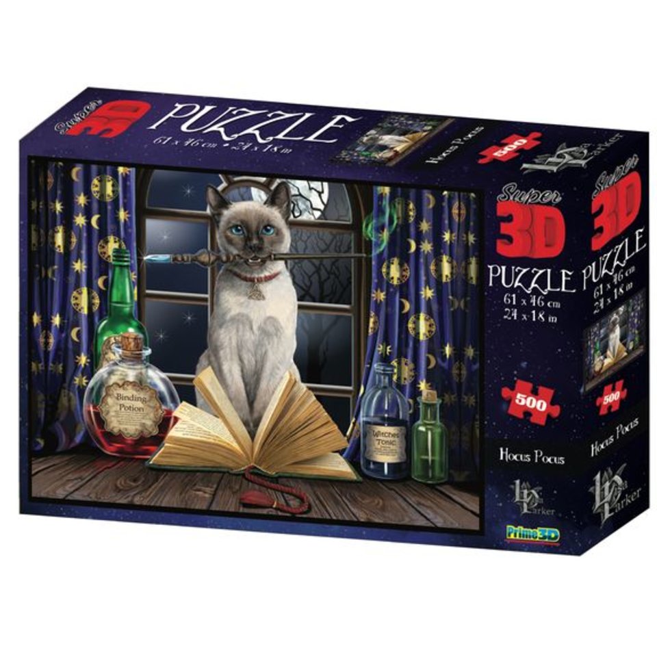 пазл 500 элементов SUPER 3D Фокус-покус 10190