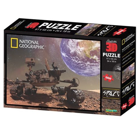 пазл 500 элементов SUPER 3D Марсоход 10192