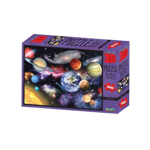 пазл 500 элементов SUPER 3D Планеты Солнечной системы 10176