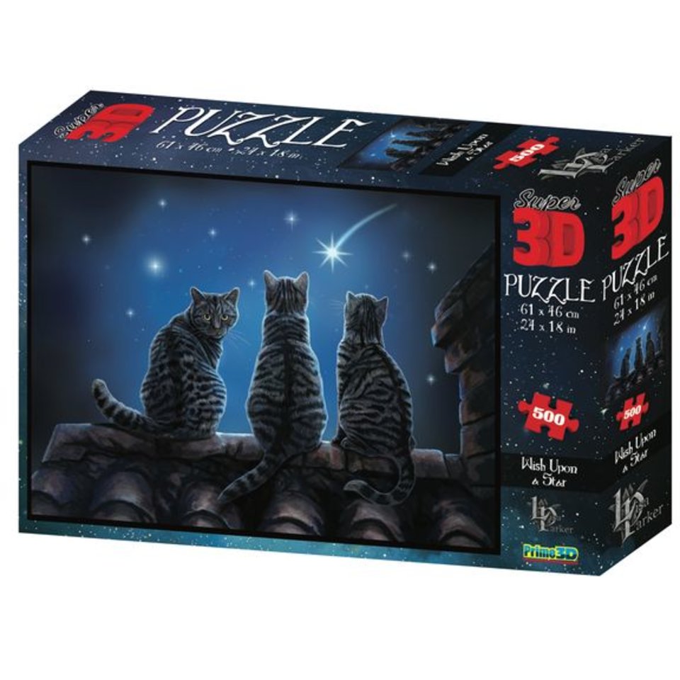 пазл 500 элементов SUPER 3D Желание на звезду 10191