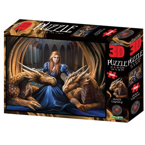 пазл 500 элементов SUPER 3D Свирепая преданность 10093
