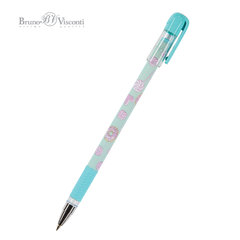 ручка шариковая Bruno Visconti Happy Write Леденцы металлический наконечник, синие чернила
