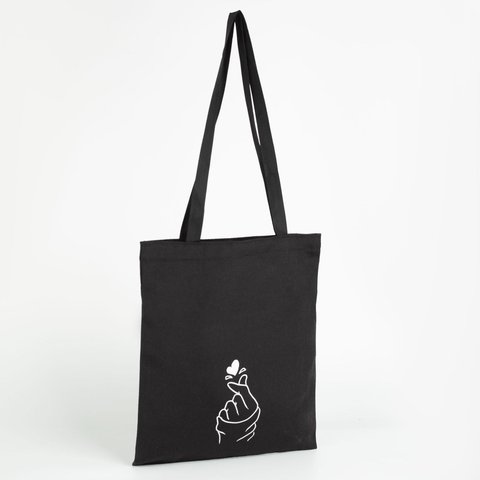 сумка текстильная Сердечко 35х40см 6903950