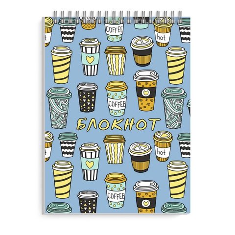 блокнот А6 80 листов Кофе на гребне 53007 Ф