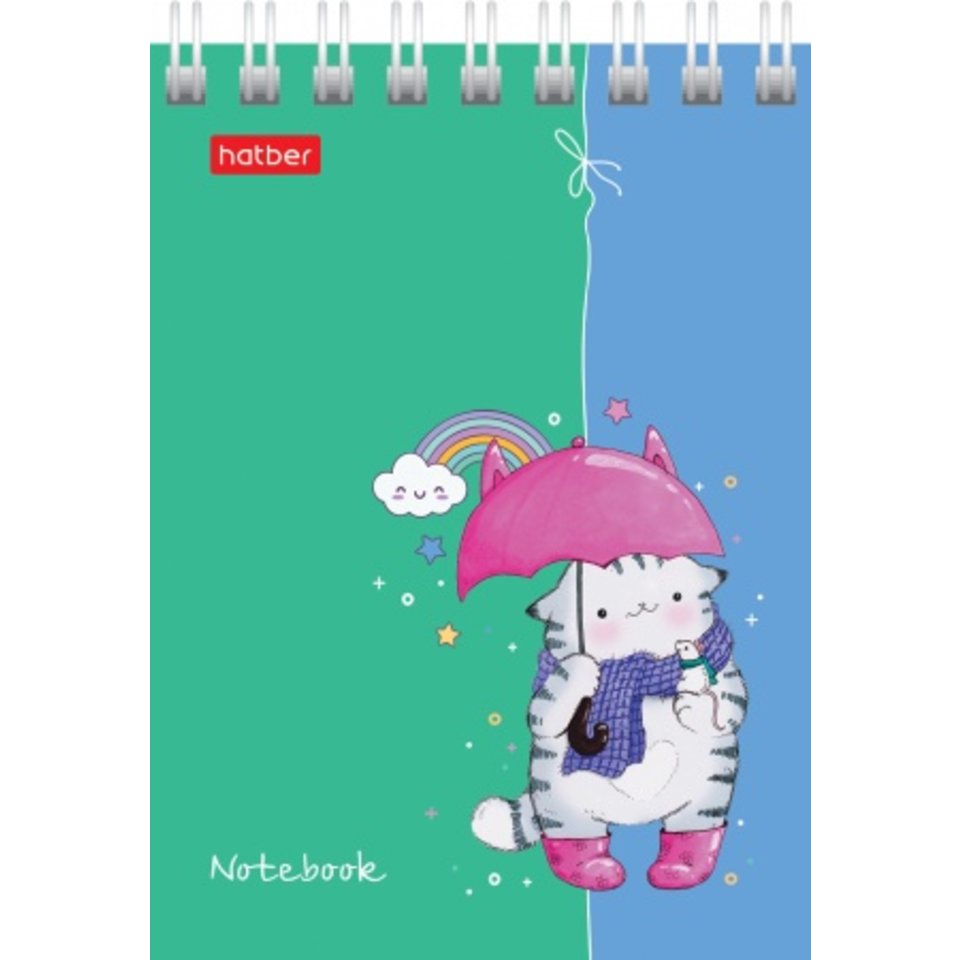 блокнот А7 60 листов Приключения кота Пирожка 066622