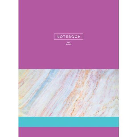 книга для записи А4 80 листов "Marble strip" 9088 BG