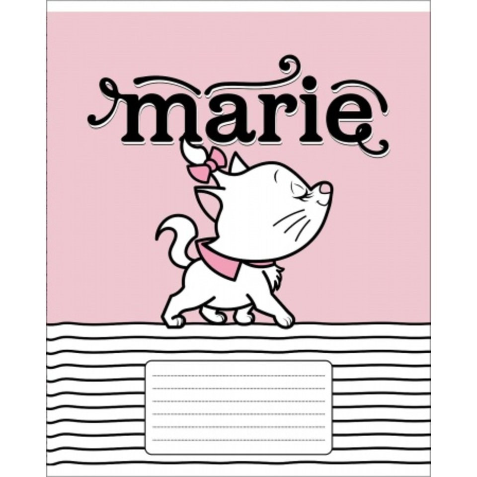 тетрадь 12 листов Кошечка Мари- (DISNEY) 070145