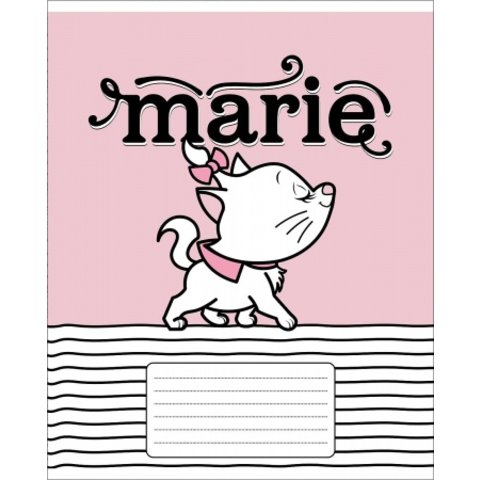 тетрадь 12 листов Кошечка Мари- (DISNEY) 070145