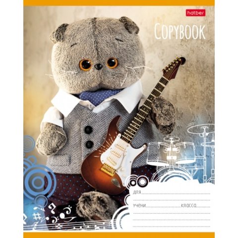 тетрадь 18 листов Кот Басик- Выпуск №2 линия 068817