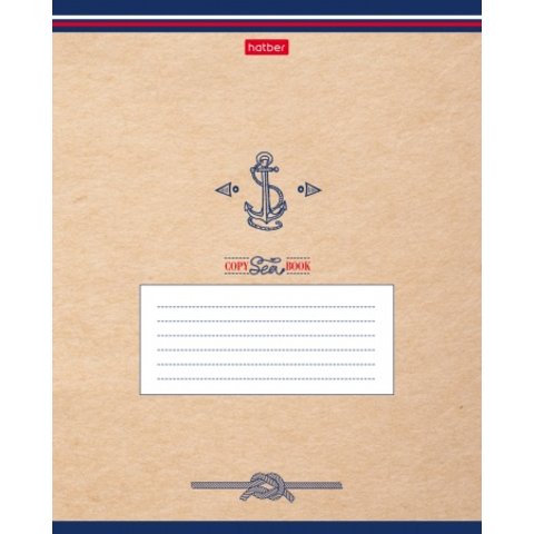 тетрадь 18 листов Морская регата в клетку 068438