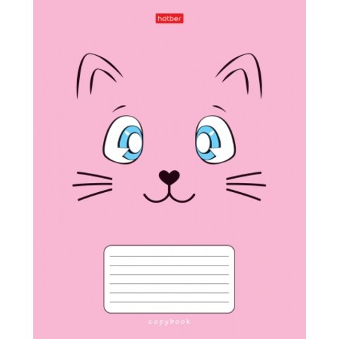 тетрадь 18 листов Ушки на макушке в клетку 063105