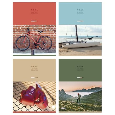 тетрадь 48 листов Real time в клетку 9483 BG