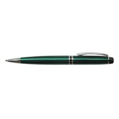 ручка шариковая Berlingo Silk Prestige зеленый цвет корпуса, пластиковый футляр