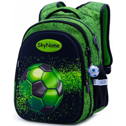 рюкзак для мальчика с брелком мячиком R1-019