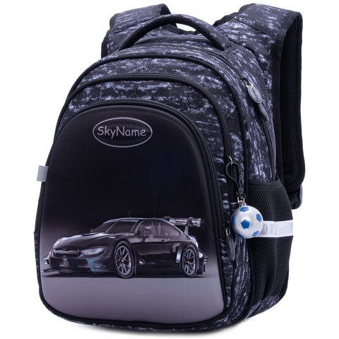 рюкзак для мальчика с брелком мячиком R2-177