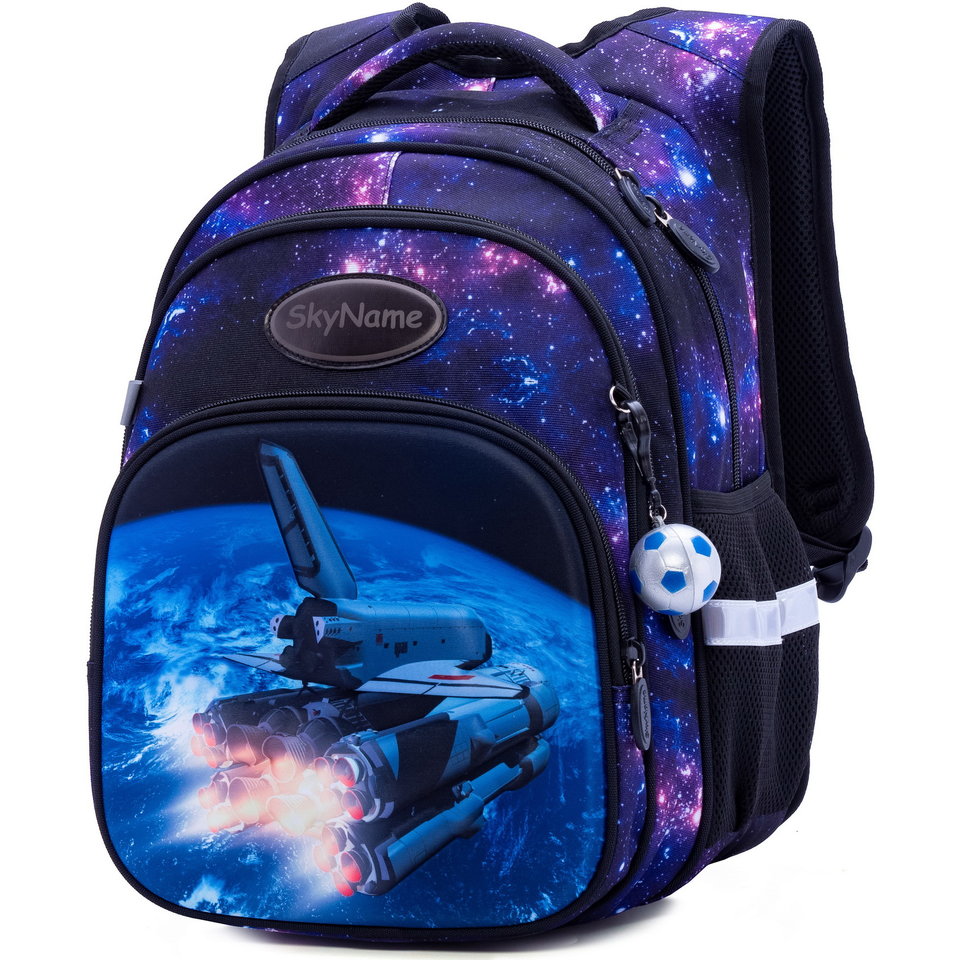 рюкзак для мальчика с брелком мячиком R3-238