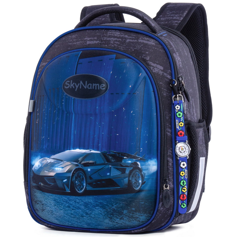 рюкзак для мальчика с часами R4-408