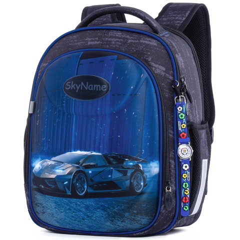 рюкзак для мальчика с часами R4-408