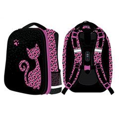 рюкзак для девочки формованный Cat Leopard 210608